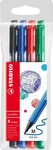 Stabilo 488/4, STABILO pointMax Filzstifte farbsortiert, 4 St.