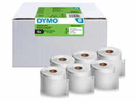 DYMO Endlosetikettenrollen für Etikettendrucker weiß, 102,0 x 210,0 mm, 6 x...