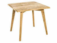 HAKU Möbel Beistelltisch Massivholz eiche 45,0 x 45,0 x 45,0 cm