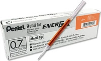 Pentel LR7-FX, Pentel EnerGel LR7 Gelschreiberminen orange 0,35 mm 12 St.