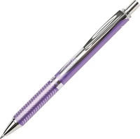 Pentel EnerGel BL407 Gelschreiber lila/silber 0,35 mm, Schreibfarbe: schwarz, 1...