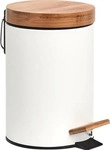Zeller Kosmetikeimer 3,0 l Bambus, wei&szlig;, 1 St.
