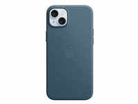 Apple Feingewebe Case mit MagSafe Handy-Cover für Apple iPhone 15 Plus pazifikblau