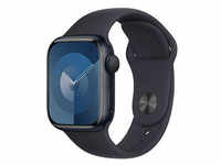 Apple Watch Series 9 41 mm Aluminium (GPS) Sportarmband M/L mitternacht
