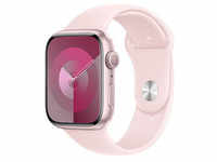 Apple Watch Series 9 45 mm Aluminium (GPS) Sportarmband M/L pink