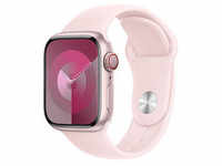 Apple Watch Series 9 41 mm Aluminium (GPS+Cellular) Sportarmband S/M pink MRHY3QF/A