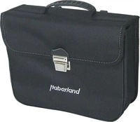 Haberland EH028200, Haberland Einzeltasche Nylon Mit Me Tallschloss Schwarz