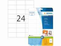 Herma 4390 Etiketten Premium A4, weiß 70x37 mm Papier matt 600 St.