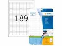 Herma 4333 Etiketten Premium A4, weiß 25,4x10 mm Papier matt 4725 St.
