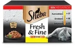 SHEBA Beutel 50x50g Fresh & Fine Nassfutter f&uuml;r ausgewachsene Katzen in Sauce...