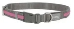 Beleuchtetes Halsband KERBL Light & Reflex, 45 - 65 cm x 25 mm, rosa