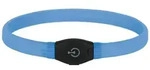 KERBL Leuchtendes Hundehalsband f&uuml;r langes Haar, blau, 2,5cm x 65cm