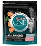 Purina ONE High Protein 900g Futter f&uuml;r ausgewachsene Katzen, reich an Lachs
