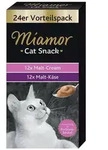 Miamor Pasta Malzcreme mit K&auml;se 12x15g + Malzcreme 12x15g