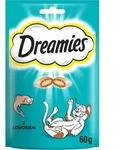 DREAMIES 60g - eine Delikatesse f&uuml;r eine Katze mit leckerem Lachs