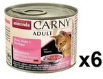 Animonda Cat Carny Adult Rind, Pute und Shrimps 6x200g Animonda Cat Carny Adult Rind, Pute und Shrimps 6x200g