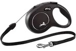 FLEXI New Classic S schwarz - 8m bis 12kg - Schnur