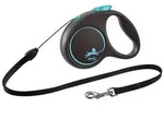 FLEXI Black Design Blue Lanyard S - 5m bis 12kg - Seil
