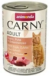 Animonda Cat Carny Adult Huhn, Pute i Entenherzen 400g