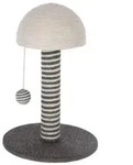 KERBL Katzenkratzbaum Funghi, grau/wei&szlig;, 42 cm
