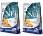 FARMINA N&D Ocean canine COD, PUMPKIN & ORANGE ADULT MEDIUM & MAXI 2x12kg