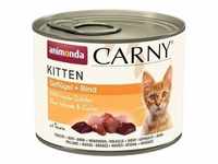 ANIMONDA Cat Carny Kitten Geschmack: Geflügel und Rindfleisch 200g (Rabatt für