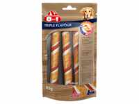 8in1 Triple Flavour Kausnacks für Hunde - mit extra viel Fleisch, 1er Pack...