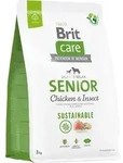 BRIT CARE Dog Sustainable Senior Chicken & Insect 3kg