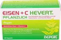 PZN-DE 18307242, Hevert-Arzneimittel EISEN + C HEVERT PFLANZLICH 60 St Kapseln 0.045