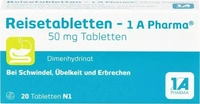 PZN-DE 05368650, 1A Pharma Reisetabletten - 1 A Pharma 20 St Tabletten, Grundpreis: