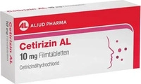 PZN-DE 02406634, ALIUD Pharma Cetirizin AL 10 mg Filmtabletten bei Heuschnupfen 20