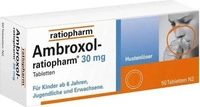 PZN-DE 00680822, Ambroxol-ratiopharm 30mg Hustenl&ouml;ser 50 St Tabletten, Grundpreis: