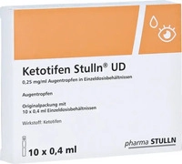 PZN-DE 07005207, Pharma Stulln Ketotifen Stulln UD 0,25mg/ml Augentropfen 10X0.4 ml