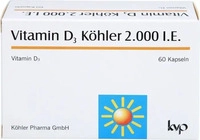 PZN-DE 09942407, K&ouml;hler Pharma Vitamin D3 K&ouml;hler 2000 IE 60 St Kapseln 0.028 kg,