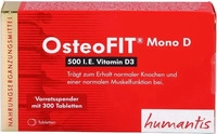 PZN-DE 09895659, Humantis OSTEOFIT Mono D Tabletten 300 St Tabletten 0.018 kg,