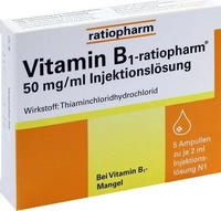 PZN-DE 04908021, Vitamin B1-ratiopharm 50 mg/ml Injektionsl&ouml;sung Ampullen 5X2 ml