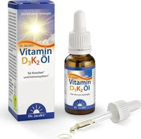 PZN-DE 11360196, Dr. Jacob's Medical Dr. Jacob's Vitamin D3K2 &Ouml;l 800 IE/20 mcg D3+K2