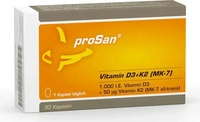 PZN-DE 11549539, proSan pharmazeutische Vertriebs PROSAN Vitamin D3+K2 MK-7 Kapseln