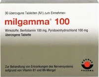 PZN-DE 04847294, W&ouml;rwag Pharma milgamma 100 30 St &Uuml;berzogene Tabletten, Grundpreis:
