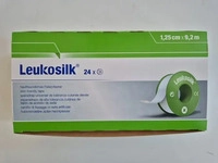 PZN-DE 04593675, BSN medical LEUKOSILK 1,25 cmx9,2 m 24 St Pflaster, Grundpreis:
