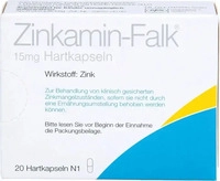PZN-DE 07331355, Dr. Falk Pharma Zinkamin-Falk 20 St Hartkapseln, Grundpreis: &euro;