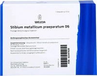PZN-DE 02347630, WELEDA STIBIUM METALLICUM PRAEPARATUM D 6 Ampullen 5X10 ml Ampullen