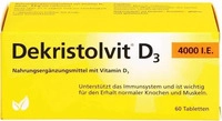 PZN-DE 10818581, Trommsdorff Dekristolvit D3 4.000 I.E. 60 St Tabletten 0.033 kg,