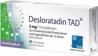 PZN-DE 16507729, TAD Pharma Desloratadin TAD 5 mg 20 St Filmtabletten, Grundpreis:
