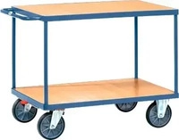 Fetra 2400, Fetra Tischwagen mit Holzwerkstoffplatten 2 Etagen 1047x509x860mm