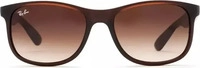 Ray-Ban 0RB4202 607313, Ray-Ban Andy 0RB4202 607313 Kunststoff Panto Schwarz/Braun