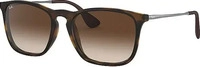 Ray-Ban 0RB4187 856/13, Ray-Ban Chris 0RB4187 856/13 Kunststoff Panto Havana/Petrol
