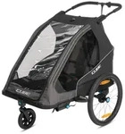 Cube Kinder Fahrradanh&auml;nger Double PURE black ́n ́grey