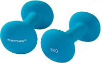 Tunturi 14TUSCL379, Tunturi Neopren Hanteln 5 kg blau