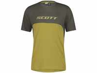 Scott 289415-AYUG-S, Scott Shirt M's Trail Flow DRI SS dark grey/mud green - S